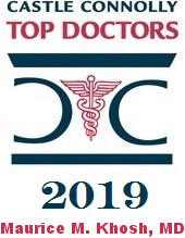 Castle Connolly Top Doctors 2019 Maurice M. Khosh, MD logo
